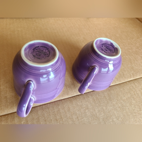 Fiestaware purple lilac? Heather? cups - Picture 3 of 10